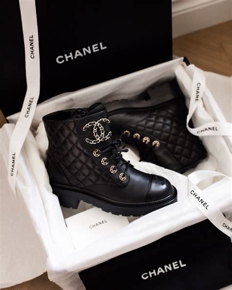 chanel boots replica|chanel combat boots black.